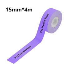 Load image into Gallery viewer, Heat-Sensitive Label Stickers Jingyou P12p15 Vitality Label Printing Paper Name Tape Continuous Thermal Label Paper
