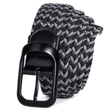 Load image into Gallery viewer, Youth Elastic Elastic Waistband for Men and Women Canvas Belt Elastic Woven Lengthened No Hole Jeans Strap
