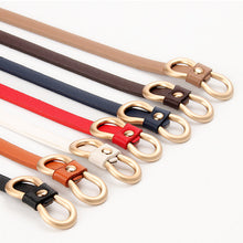 Load image into Gallery viewer, New Women's Word Buckle All-Matching Shirt Dress Narrow Belt Decorative Thin Belt
