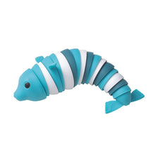 Load image into Gallery viewer, Babywell Fidget Slug Shark Articulated Fidget Toy Realistic Slug Shark Fun Crawling Sensory Toy For Kids Adult Stress Relief Toy

