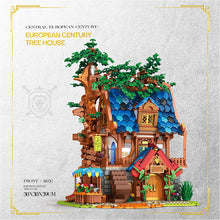 Load image into Gallery viewer, Building Blocks Street View Medieval Tree House Building Model Assembling Educational Toys Christmas Gifts for Children Teaching Toys
