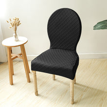 Load image into Gallery viewer, Round Back Chair Cover Elastic Seat Cover Dining Chair Protective Cover
