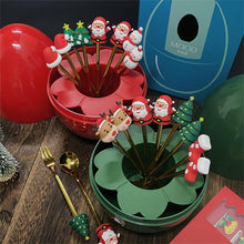 Load image into Gallery viewer, Cute Doll Fruit Fork Children's Holiday Gifts Small Mood Egg Tableware Set
