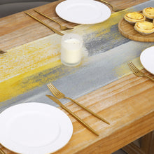 Load image into Gallery viewer, Tie-Dyed Style Printed Table Runner Linen Home Vintage Printing Decoration Table Runner Tablecloth

