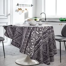 Load image into Gallery viewer, Cotton Linen Tablecloth Green Pine Branch Printed Tablecloth Korean Napkin Printed Coffee Table Cloth
