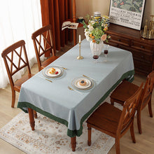 Load image into Gallery viewer, Solid Color Tablecloth American Western-Style Dining Table Fabric Rectangular Desk Cloth Nordic Solid Color Tablecloth Coffee Table Cloth
