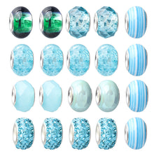 Load image into Gallery viewer, Ocean Blue Crystal Bracelet Children's Set DIY Retro Bracelet Exquisite
