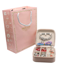 Load image into Gallery viewer, New Children's DIY Bracelet Large Hole Beads Unicorn Set Snake Bone Bracelet 3 Necklace
