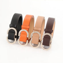 Load image into Gallery viewer, Japanese Buckle Girls Fashion Rhinestone Ornament Belt Dress with Jeans Strap
