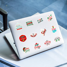 Load image into Gallery viewer, 50pcs Christmas Phrase Stickers New Product Creative Gift Bag Gift Box Birthday Label Party Christmas Stickers
