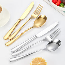 Load image into Gallery viewer, Baike Steak Knife Thick 081 Series Stainless Steel Western Food Knife, Fork and Spoon Suit Dessert Fork Spoon
