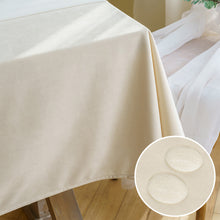 Load image into Gallery viewer, Solid Color Western Restaurant Tablecloth Rectangular Waterproof Soft Tablecloth Simple Fabric Conference Tablecloth
