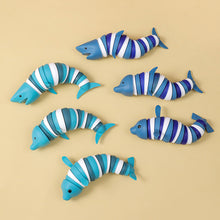 Load image into Gallery viewer, Babywell Fidget Slug Shark Articulated Fidget Toy Realistic Slug Shark Fun Crawling Sensory Toy For Kids Adult Stress Relief Toy
