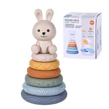 Load image into Gallery viewer, Infant Puzzle Building Blocks Cognitive Relief Square Soft Building Blocks Jenga Vinyl Building Blocks of Flexible Glue Toys
