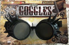 Load image into Gallery viewer, Halloween party cospiay dress up props steampunk glasses, vintage decorative eyewear
