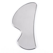 Load image into Gallery viewer, Stainless Steel Scrapping Plate Facial Beauty Scraper 304 Stainless Steel Fascia Knife Electric Eye Massager
