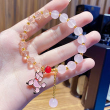 Load image into Gallery viewer, Xiaohongshu Same Style Lucky Beads Cartoon Cinnamoroll Babycinnamoroll Gift for Bestie Beaded Bracelet Night Market Stall Ornament
