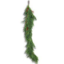 Load image into Gallery viewer, 170Cm simulated pine needle vines, Christmas decoration artificial pine needle wall hanging plastic green plants, decorative vines
