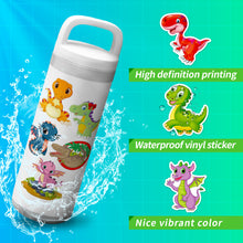 Load image into Gallery viewer, 100Pcs Little Dinosaur Graffiti Stickers Dinosaur Series Tyrannosaurus Rex Personality Cartoon Children Stickers

