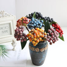 Load image into Gallery viewer, 10pcs Artificial berries, living room ornaments, Christmas decorative flower arrangements, accessories artificial berries
