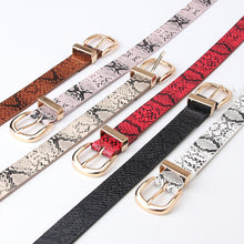Load image into Gallery viewer, Belt Serpentine Belt Fashion Simple Jeans Pant Belt Ins Style Women's Belt Belt
