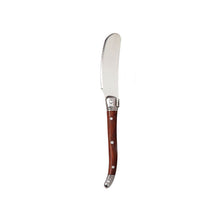 Load image into Gallery viewer, Rosewood Handle Butter Knife Western Butter Jam Scraper Stainless Steel Cheese Knife Butter Knife
