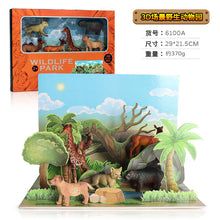 Load image into Gallery viewer, Farm Poultry Dinosaur Scene Decoration Set Children's Learning Model Animal Model Toys
