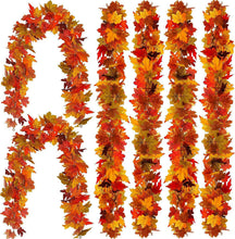 Load image into Gallery viewer, Thanksgiving Vine Maple Leaf Vine 170cm Decoration Hanging Vine Simulation Maple Leaf Vine
