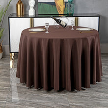 Load image into Gallery viewer, round Solid Color Tablecloth Wedding Banquet Tablecloth Simple Decorative Tablecloth
