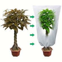 Load image into Gallery viewer, Thickened plant antifreeze cover, winter plant antifreeze protective cover, antifreeze and insect-proof pull rope frost cover
