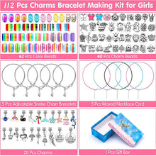 Load image into Gallery viewer, Cherry Blossom Deer Crystal Children's Combination Bracelet DIY Handmade Exquisite Gift Set Bracelet Female

