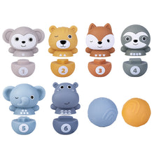 Load image into Gallery viewer, Infant Puzzle Building Blocks Cognitive Relief Square Soft Building Blocks Jenga Vinyl Building Blocks of Flexible Glue Toys
