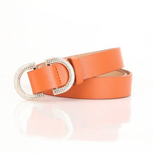Load image into Gallery viewer, Japanese Buckle Girls Fashion Rhinestone Ornament Belt Dress with Jeans Strap

