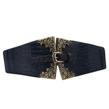 Load image into Gallery viewer, Women's Elastic Ultra-Wide Retro Waist Seal Elastic Belt

