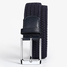 Load image into Gallery viewer, Woven Belt Punch-Free Pin Buckle Jeans Strap Elastic Canvas Belt
