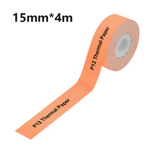 Load image into Gallery viewer, Heat-Sensitive Label Stickers Jingyou P12p15 Vitality Label Printing Paper Name Tape Continuous Thermal Label Paper
