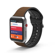 Load image into Gallery viewer, Leather watch band for Apple Watch and Apple Watch
