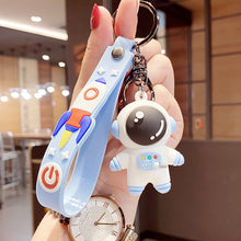 Load image into Gallery viewer, Cartoon Astronaut Keychain Female Cute Korean Style Couple Key Chain Male Flexible Glue Small Pendant Key Ring Ornaments
