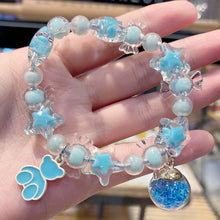 Load image into Gallery viewer, New Quicksand Bottle Girlfriends' Bracelet Cute Cartoon Bear Bracelet Student Candy Bracelet Crystal String Beads
