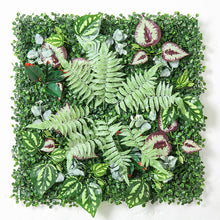Load image into Gallery viewer, Artificial Combination Plant Wall Background Wall Decoration UV-Resistant Milan Lawn Plastic Fake Green Plants Wall
