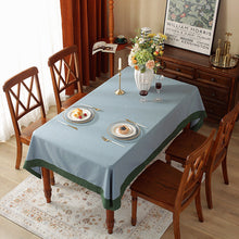 Load image into Gallery viewer, Solid Color Tablecloth American Western-Style Dining Table Fabric Rectangular Desk Cloth Nordic Solid Color Tablecloth Coffee Table Cloth
