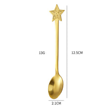 Load image into Gallery viewer, Cross-Border Stainless Steel Christmas Tableware Spoon Creative Coffee Spoon Gift Box Cute Suit
