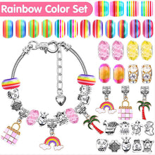 Load image into Gallery viewer, Cherry Blossom Deer Crystal Children's Combination Bracelet DIY Handmade Exquisite Gift Set Bracelet Female
