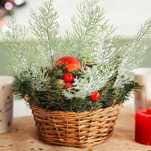Load image into Gallery viewer, 12pcs/Set Artificial Pine Branches Fake Green Plants Pine Leaf DIY Garland Crafts Christmas Ornamental Flower

