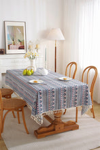 Load image into Gallery viewer, Ethnic Style Tablecloth Polyester Cotton Bohemian Pop Rectangular Dustproof Tablecloth Coffee Table Cloth Cover Towel
