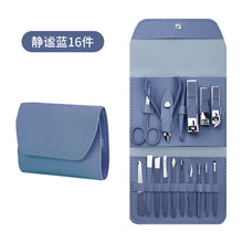 Load image into Gallery viewer, Color Stainless Steel Nail Clippers Set Nail Scissors Nail Beauty Tool Set Full Set Exfoliating Scrub Scissors Nail Clippers

