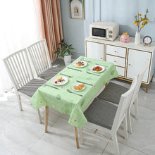 Load image into Gallery viewer, Home Nordic Style Elk Plaid Coffee Table Cloth Oil-Proof Waterproof Disposable Table Mat PVC Tablecloth

