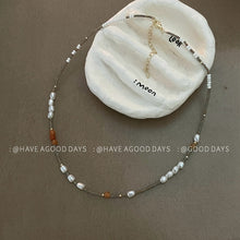 Load image into Gallery viewer, Stringed Pearls Necklace Fashion Short Necklace Accessories Necklace
