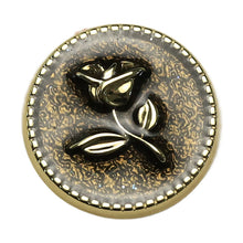 Load image into Gallery viewer, 5pcs/set Metal Button Rose Suit Coat Overcoat Sweater Decoration Button
