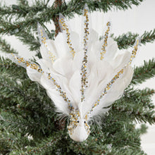 Load image into Gallery viewer, Christmas Tree Pendant Simulation Three-Dimensional Feather Peacock DIY Accessories
